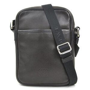 Loewe LOEWE Shoulder Bag Leather Brown Men's Women's h32580j